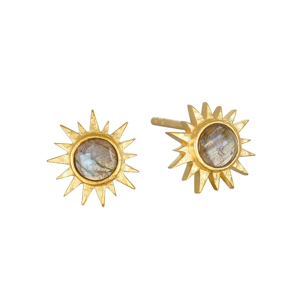 Light Seeker Labradorite Starburst Earrings | Satya Jewelry
