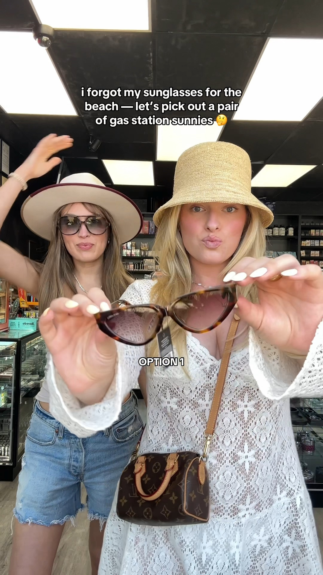 which would you pick ??? #beachday #sunglasseshaul #summerstyle #gasstationsunglasses #lagunabeach

#LTKVideo #LTKSeasonal #LTKswim