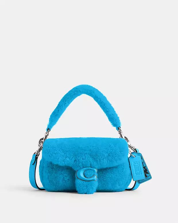 The Lil Nas X Drop Tabby Shoulder Bag 18 In Shearling | Coach Outlet