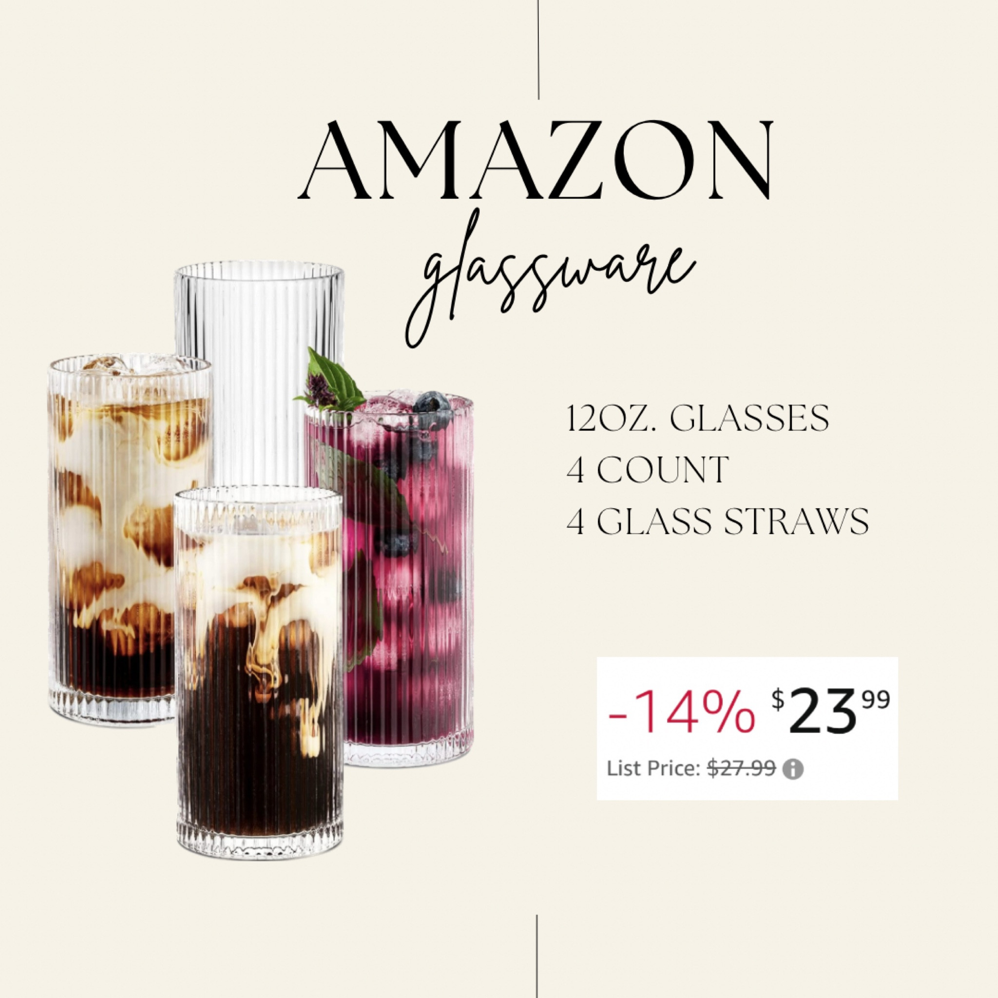 Amazon glasses, ribbed glasses, registry items, Amazon registry, coffee cups, Amazon decor, summer finds, wishlist, kitchen needs, kitchen items, glassware, 

#LTKGiftGuide #LTKsalealert #LTKhome