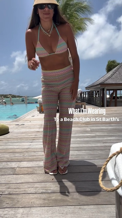 What I’m Wearing To a Beach Club in St Barth’s