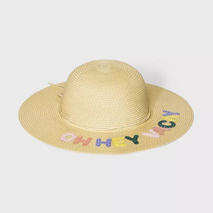 Girls' Floppy Hat - Cat & Jack™ Yellow | Target