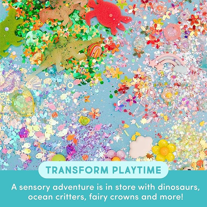 Glo Pals Fun Fillers Sensory Play Accessories Pack, Themed Accessories for Sensory Bins (Epic Adv... | Amazon (US)