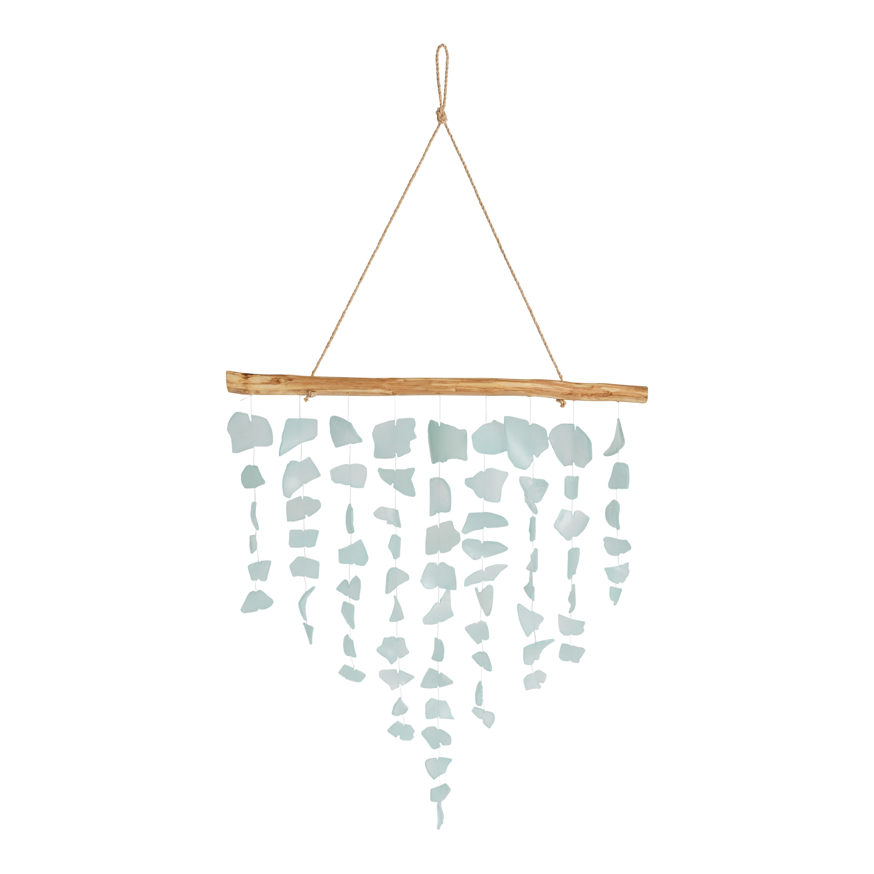 Blue Glass Chip Wind Chime | World Market