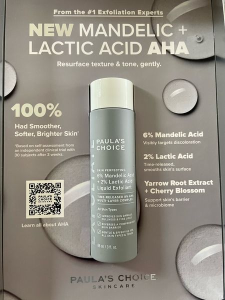 Love a good lactic acid product and excited to try this one from Paula’s Choice (their BHA toner is a holy grail product for me) 

#LTKbeauty #LTKover40