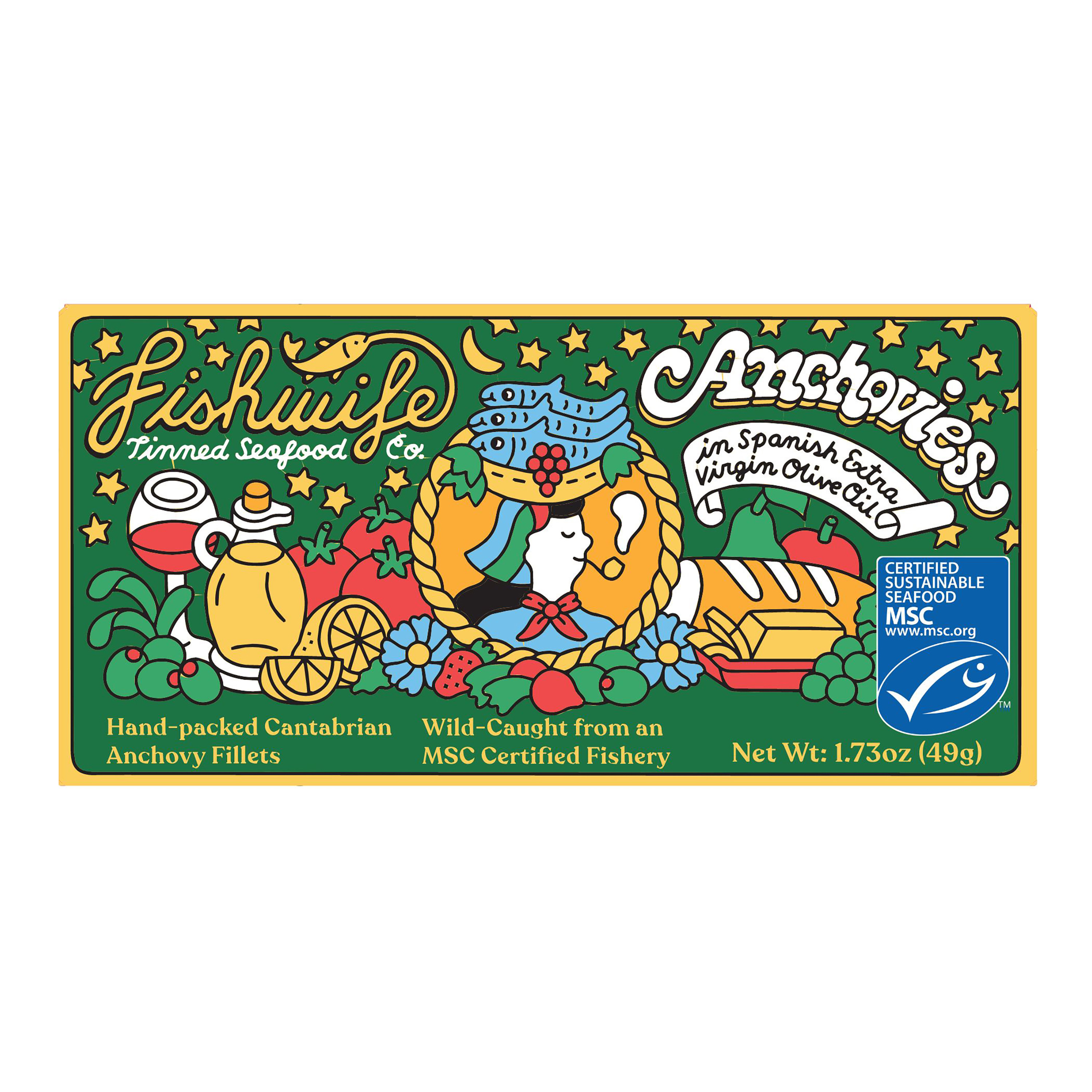 Fishwife Cantabrian Anchovy Fillets in Olive Oil | World Market