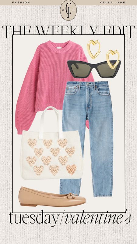 Cella Jane weekly edit. Styled looks for every day of the week and different events. #weeklystyle #outfitinspiration Tuesday Valentine’s Day  

#LTKstyletip