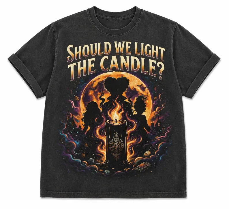 Should We Light The Candle Graphic Tee | Etsy (Global)