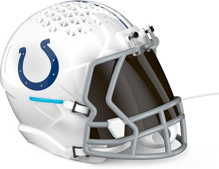 NFL Echo Dot Bundle: Includes Echo Dot | Deep Sea Blue and Limited-Edition NFL Helmet Stand | Ind... | Amazon (US)