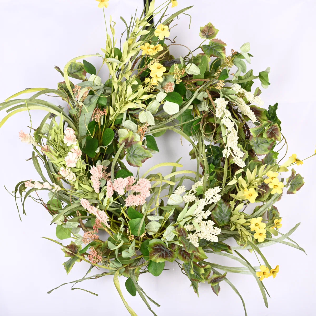 Handcrafted Faux Silk 30'' Wreath | Wayfair North America
