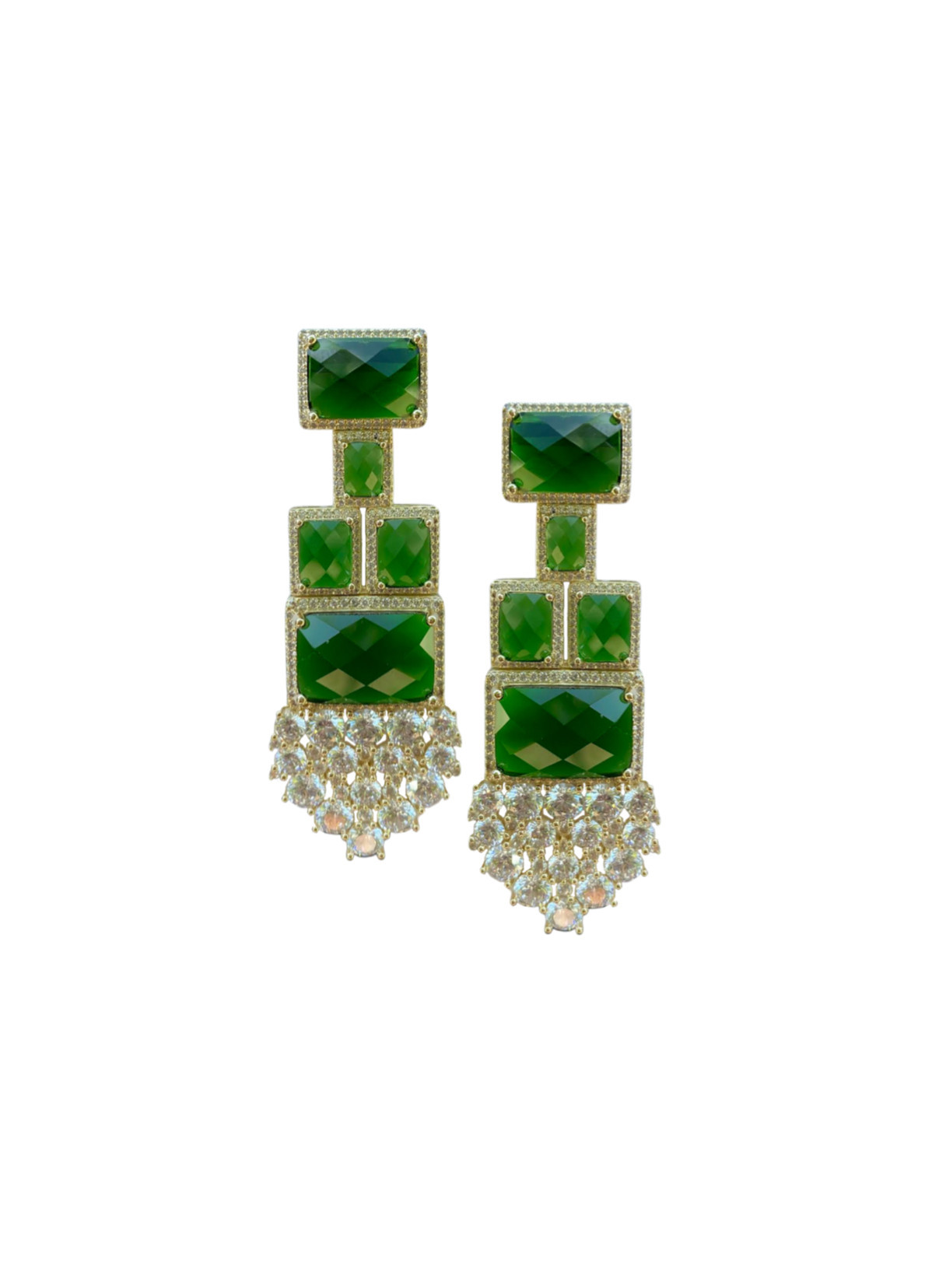 Emerald Art Deco Drop | Nicola Bathie Jewelry