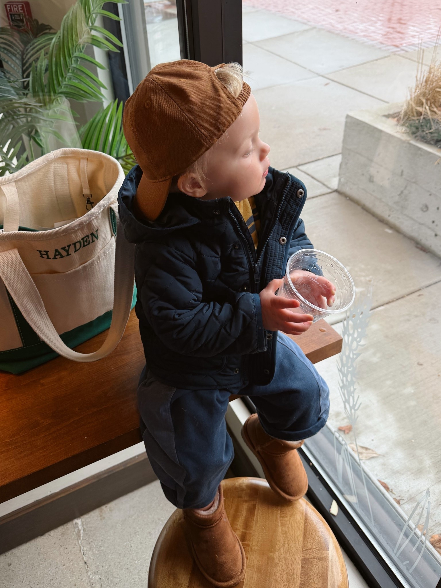 One year old spring outfit
Spring jacket Amazon fashion
Top gap kids 
Uggs and hat Amazon
Similar pants linked from Zara originally 

#LTKBaby #LTKmomlife #LTKKids