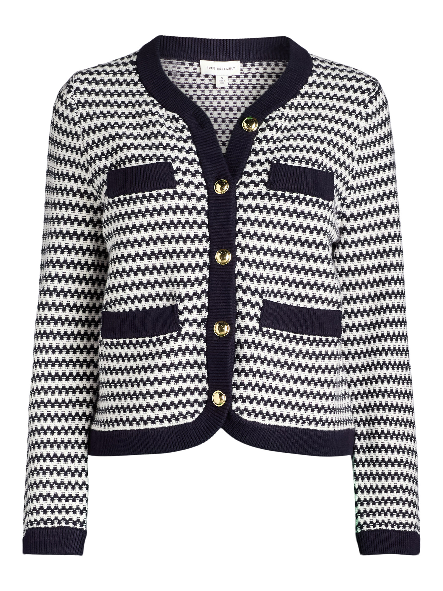 Free Assembly Women’s Welt Pocket Cardigan, Lightweight, Sizes XS-XXL | Walmart (US)