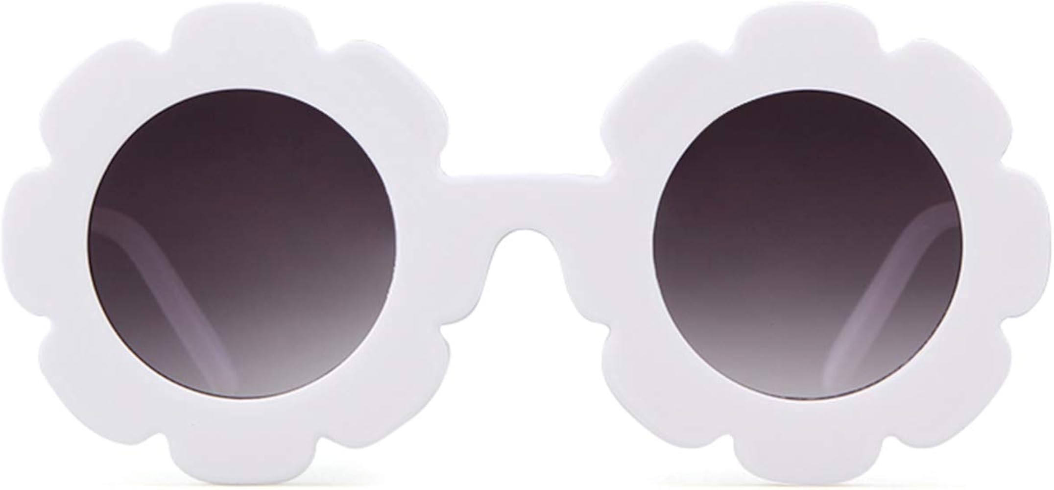 ADEWU Sunglasses for Kids Round Flower Cute Glasses UV 400 Protection Children Girl Boy Gifts | Amazon (US)