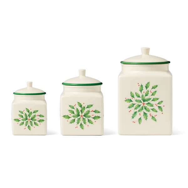 Holiday Canister, S/3 | Wayfair North America