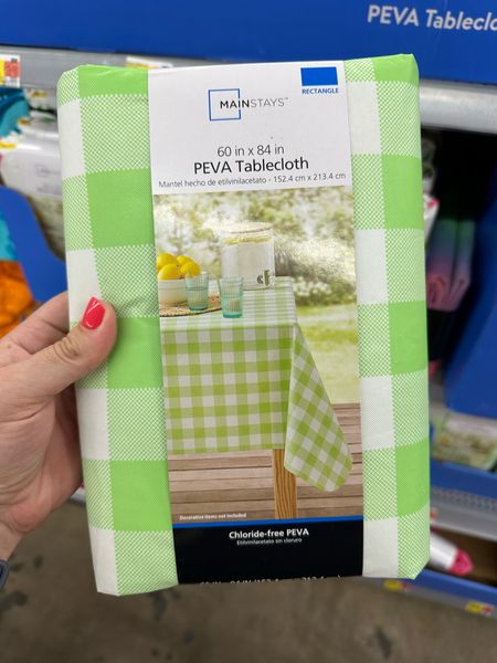 Love this lime green plaid tablecloth. great for outdoor entertaining this summer! (Or arts & crafts!) 🍋‍🟩🥑🥝

#LTKHome