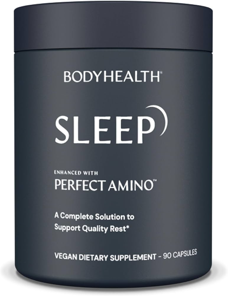 BodyHealth Sleep, Sleep Aid and Supplement for Adults with 3 mg Melatonin, Non-Habit Forming Pill... | Amazon (US)