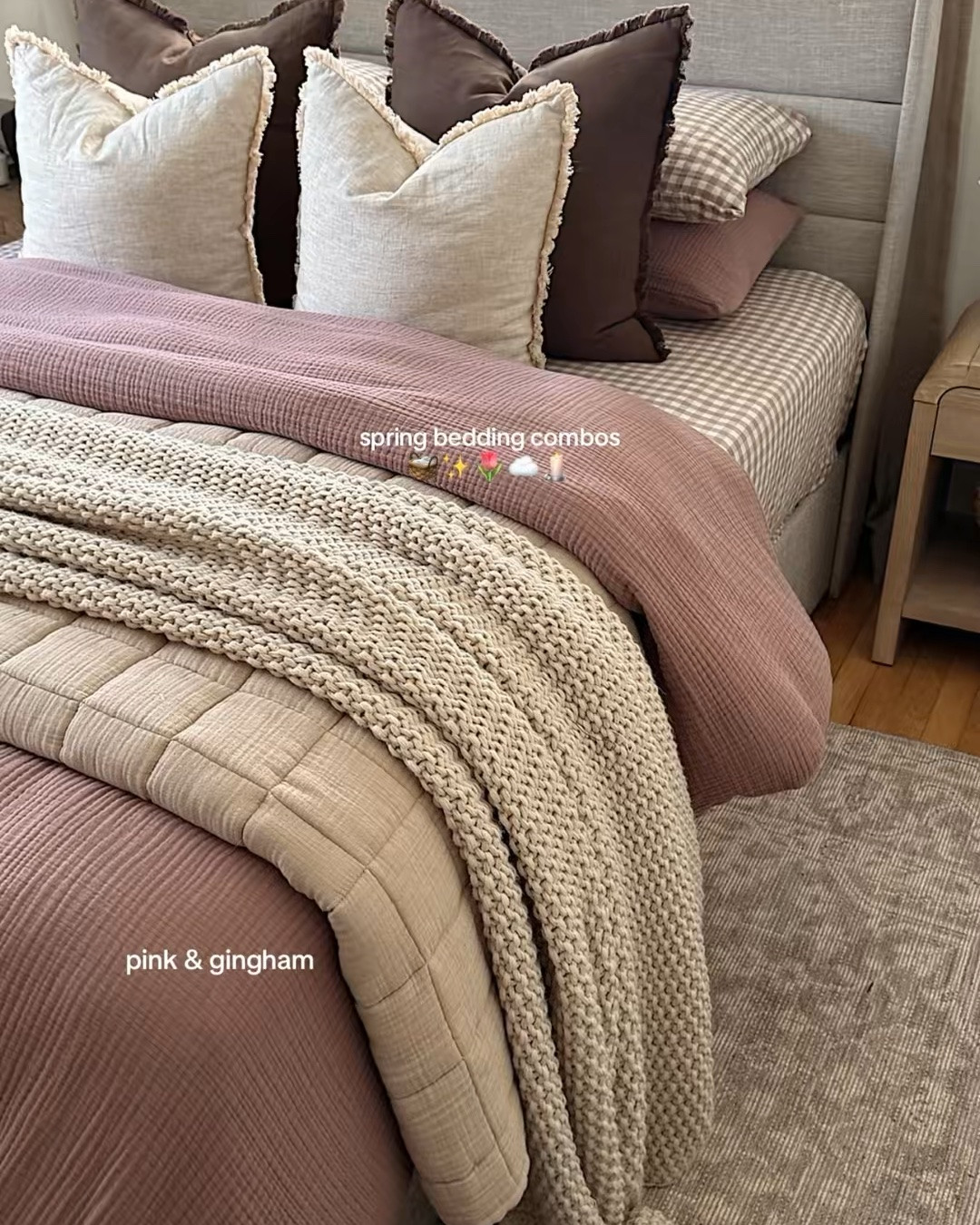 spring bedding combos ☁️✨


Quince, quince bedding, linen bedding, bedding combo for spring