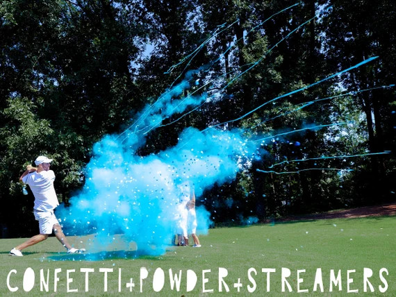 Golf Ball Powder & Confetti Gender Reveal Golf Ball in Pink or - Etsy | Etsy (US)