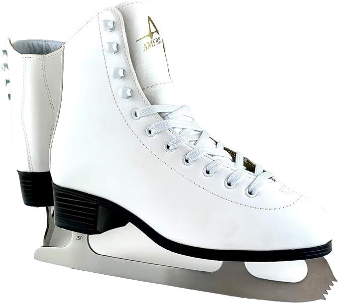 American Athletic Shoe Women's Tricot Lined Ice Skates | Amazon (US)