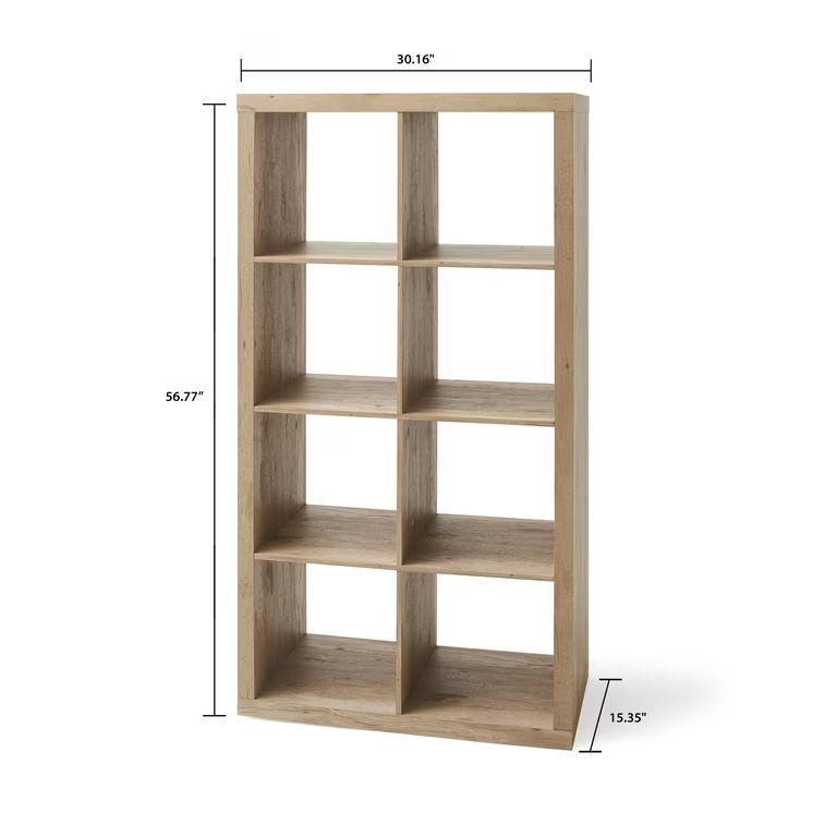 Better Homes & Gardens 8-Cube Storage Organizer, Natural | Walmart (US)