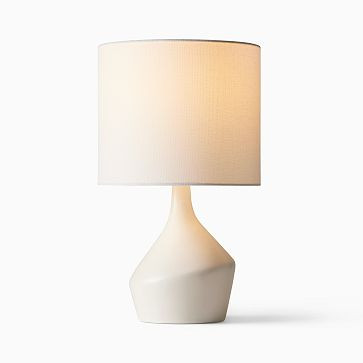 Asymmetric Ceramic Table Lamps (17"–31") | West Elm (US)