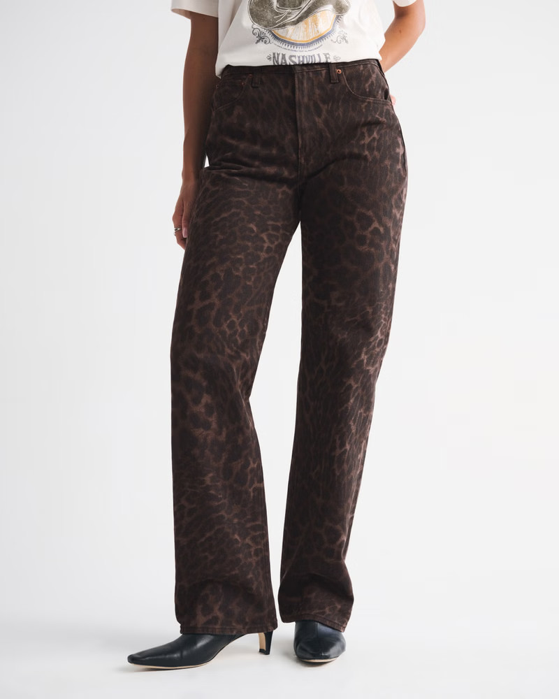 Women's Curve Love High Rise 90s Relaxed Jean | Women's Bottoms | Abercrombie.com | Abercrombie & Fitch (UK)