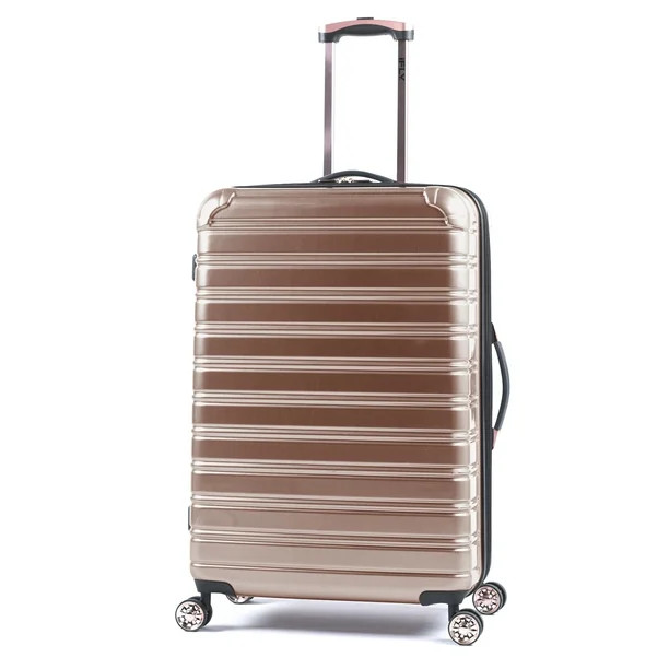 iFLY Hard Sided Fibertech 28" Checked Luggage, Rose Gold Luggage - Walmart.com | Walmart (US)