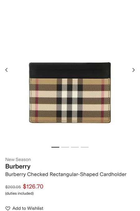 Sale designer Burberry card holder