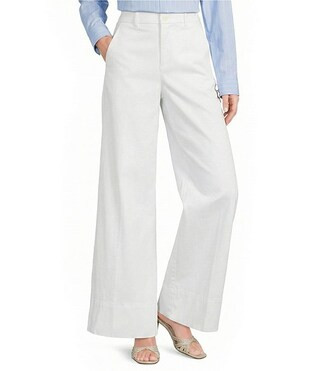 SPANXsupersmooth™ Stretch Twill Wide Leg Pants | Dillard's