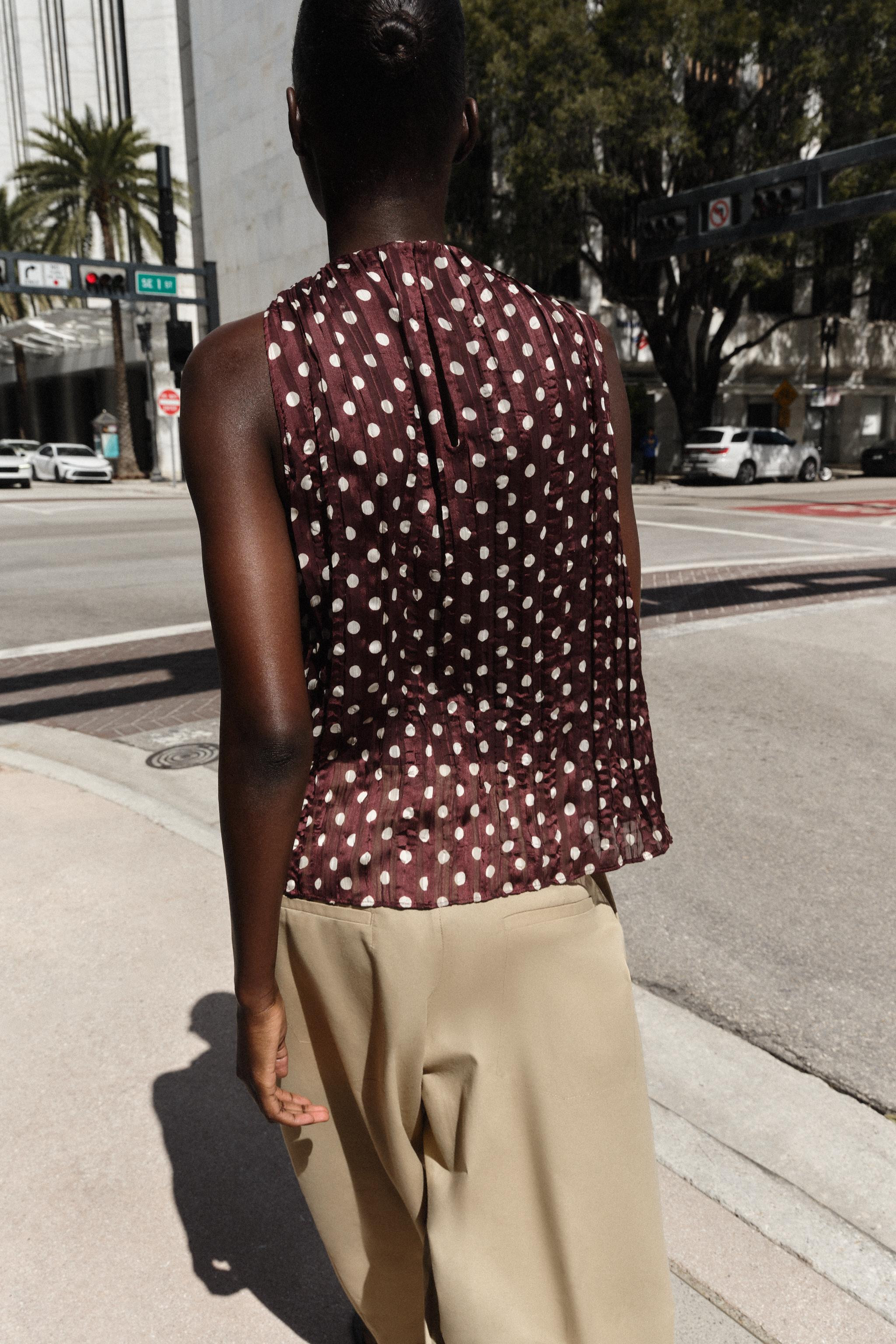 POLKA DOT BLOUSE | Zara US