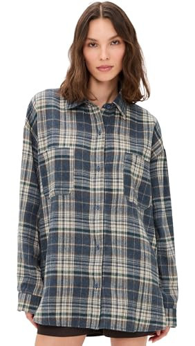 Lioness Women's Clarity Shirt, Ash Plaid, S | Amazon (US)
