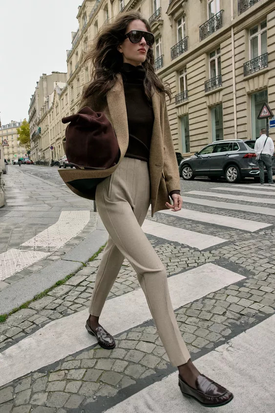 HIGH-WAIST TROUSERS | Zara UK