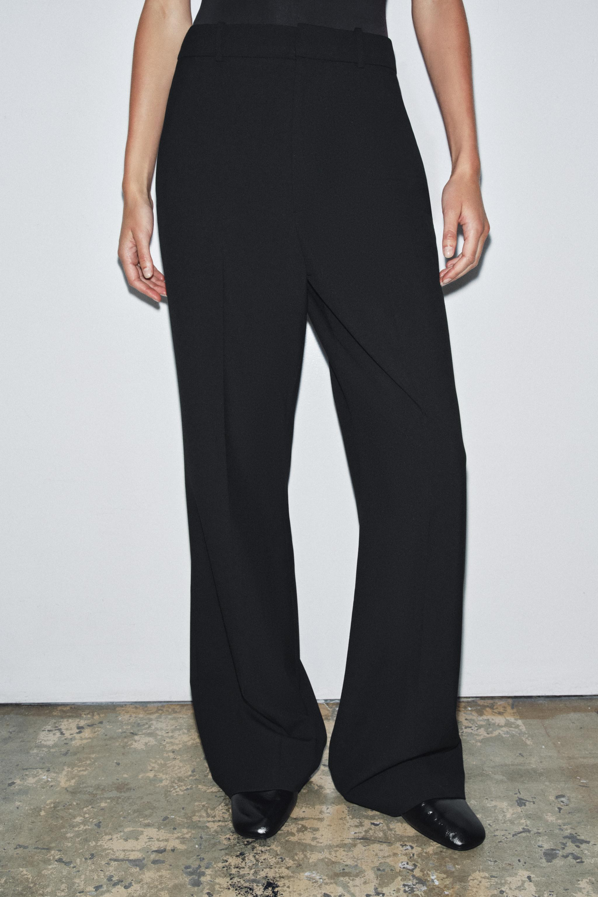 ZW COLLECTION HIGH-WAISTED PANTS | Zara US