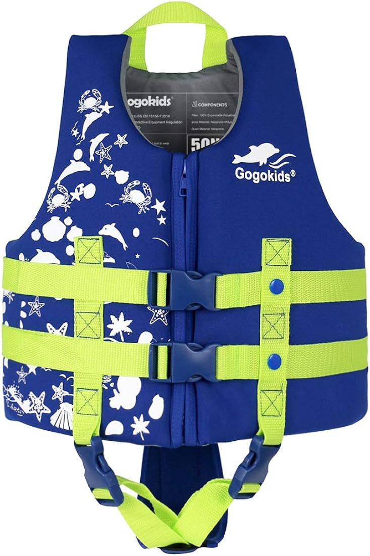 Gogokids Kids Swim Vest Life Jacket - Boys Girls Float Swimsuit Buoyancy Swimwear | Amazon (US)