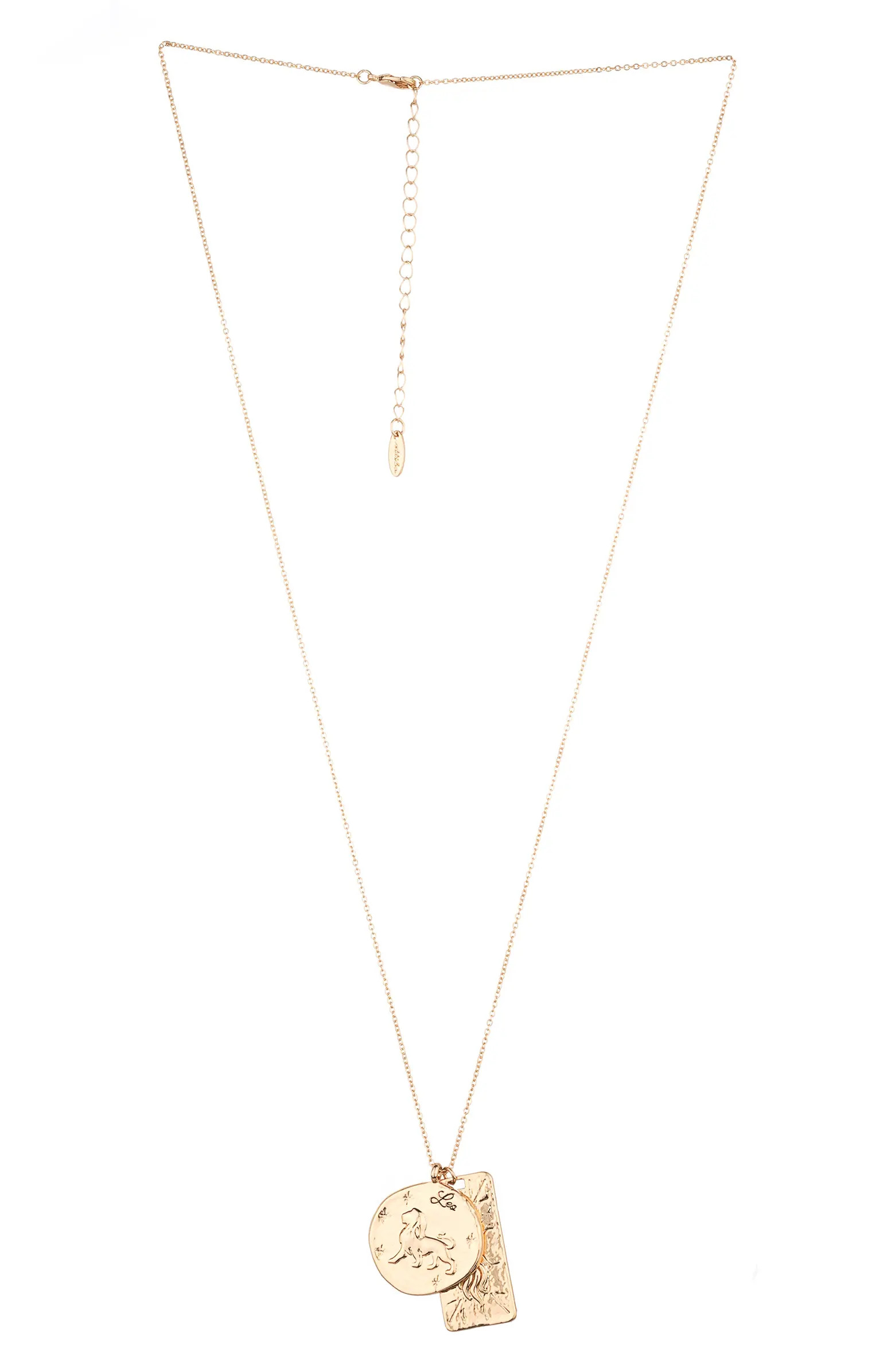 Long Zodiac Charm Necklace | Nordstrom