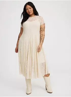 Mix Lace Maxi Dress | Torrid (US & Canada)