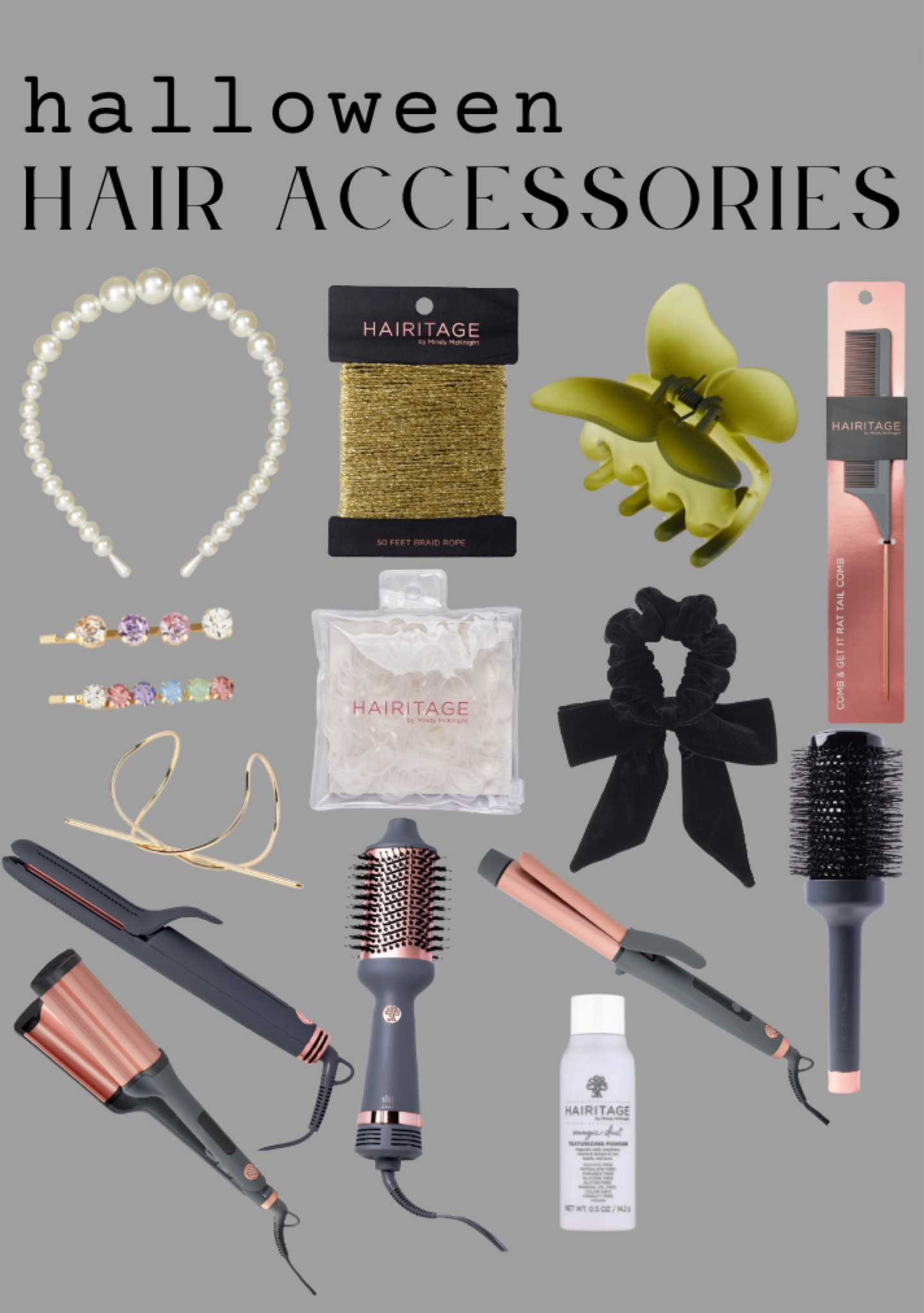 Need some items to help spice up your Halloween look? These are my go to hairitage products from Walmart that can help…Plus added some fun accessories that would make your costumes pop!! Feeling a Blaire and Serena moment with the bow and headband or test our tye deep waver with jeweled Bobby pins for a mermaid look #gossipgirl #halloween #style #hair #mermaid 

#LTKfindsunder50 #LTKHalloween #LTKbeauty
