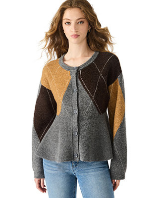Women's Lillie Crewneck Cardigan Sweater | Macy's