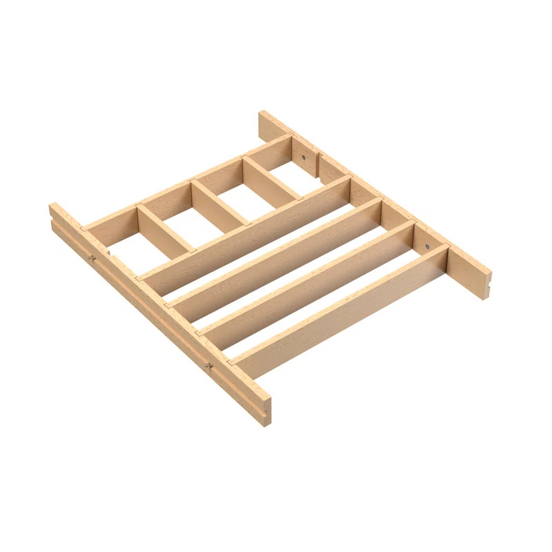 Rev-A-Shelf Wood Shallow Drawer Divider Insert 30" Cabinet | Wayfair | Wayfair North America
