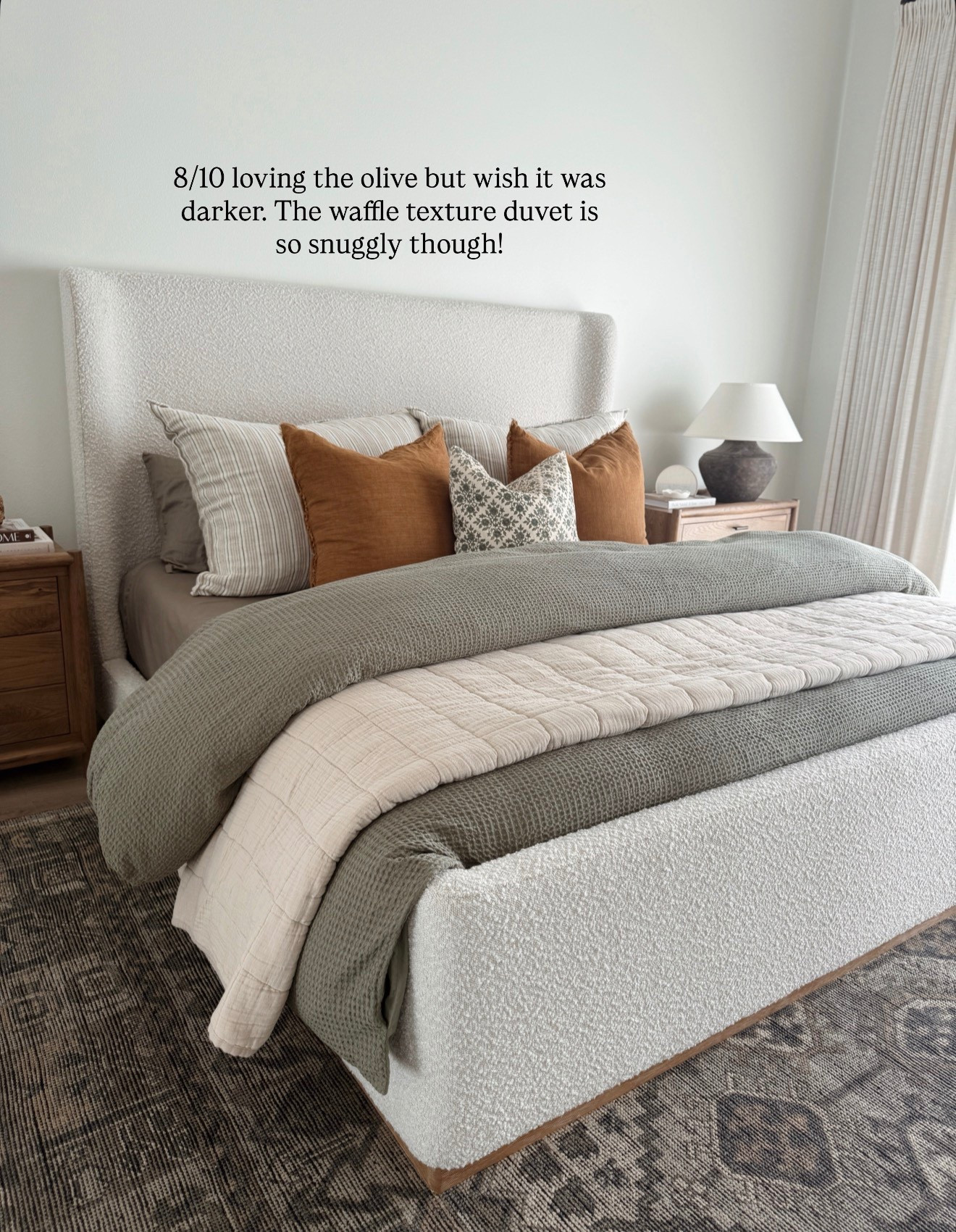 This olive waffle duvet cover is so cozy! 

#LTKHome