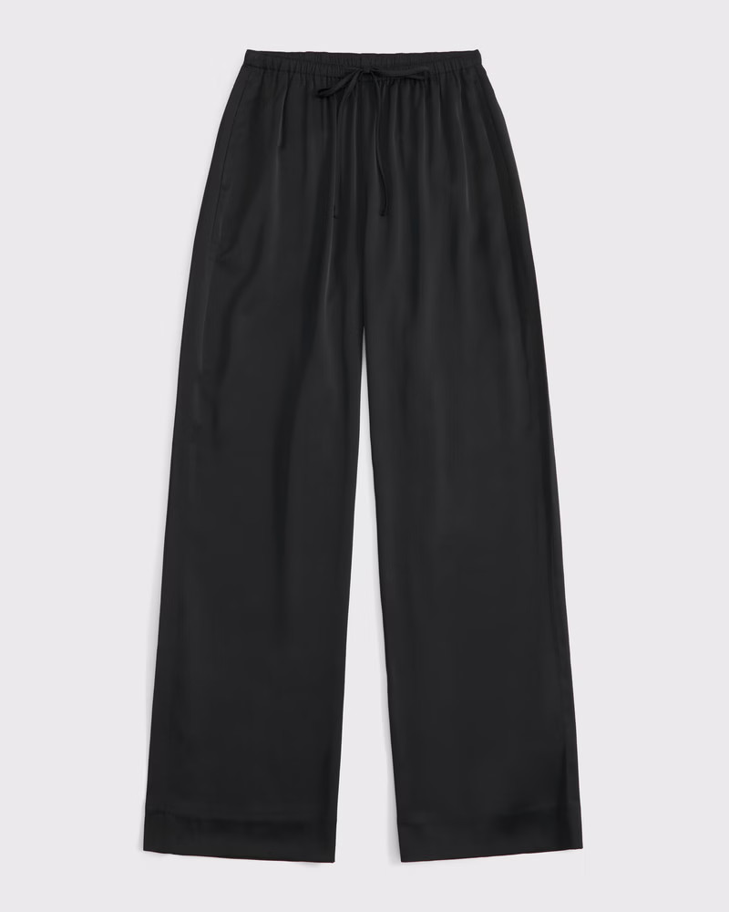 Satin Pull-On Pant | Abercrombie & Fitch (US)