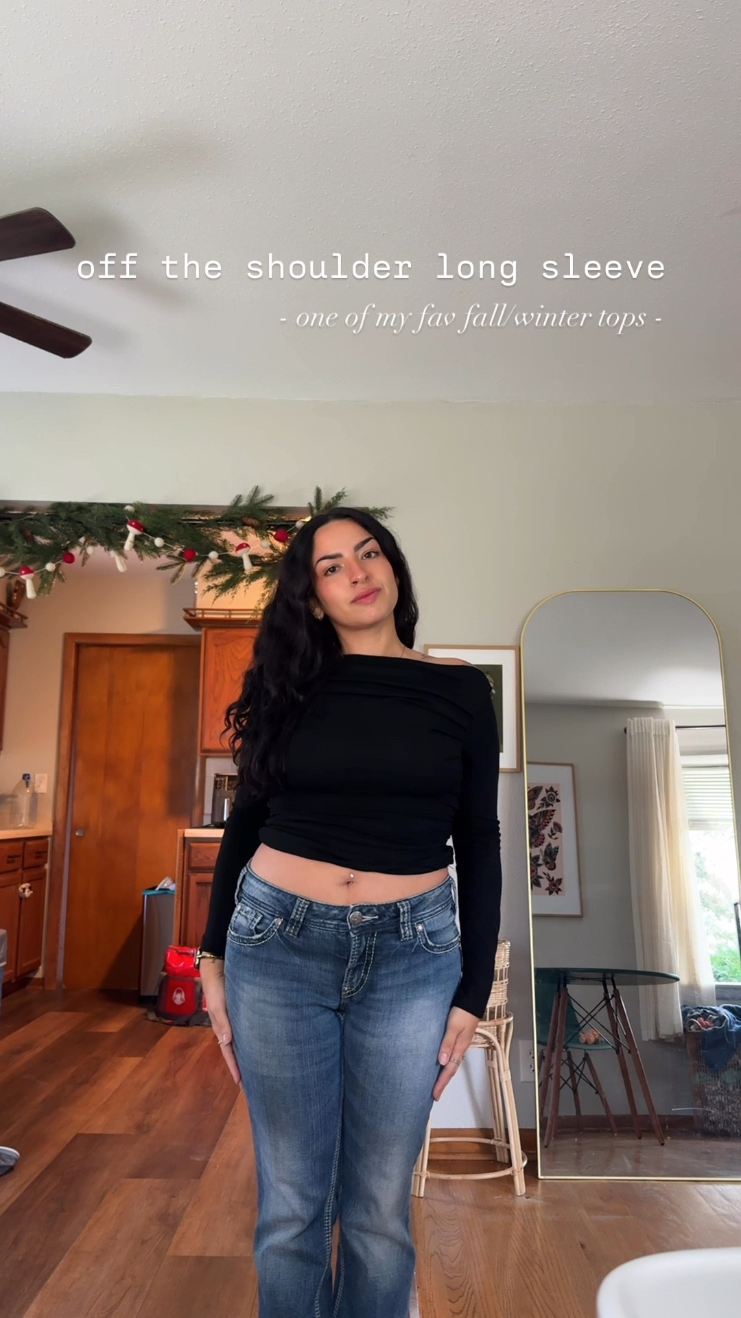 Got this off the shoulder long sleeve from Amazon last year and it’s one of my favs. It’s buttery soft and give classy 🖤

#LTKMidsize #LTKFallSale #LTKSeasonal