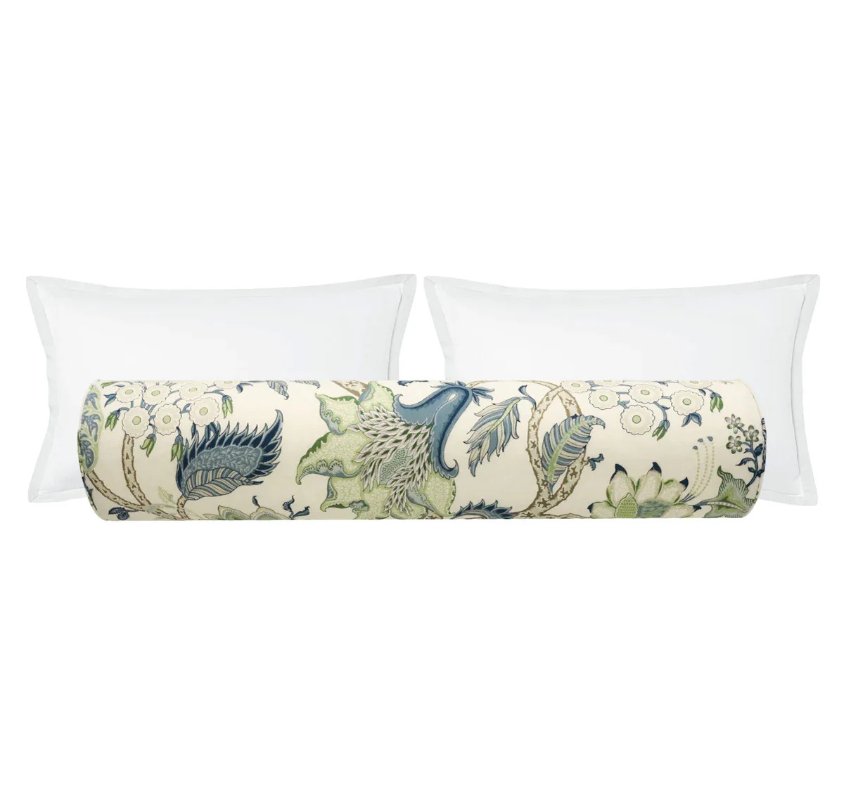 THE BOLSTER :: ARBORVITAE // VIRIDIAN + BLUE | SCHUMACHER | LITTLE DESIGN LLC