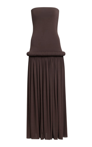 Piped Jersey Maxi Dress | Moda Operandi (Global)
