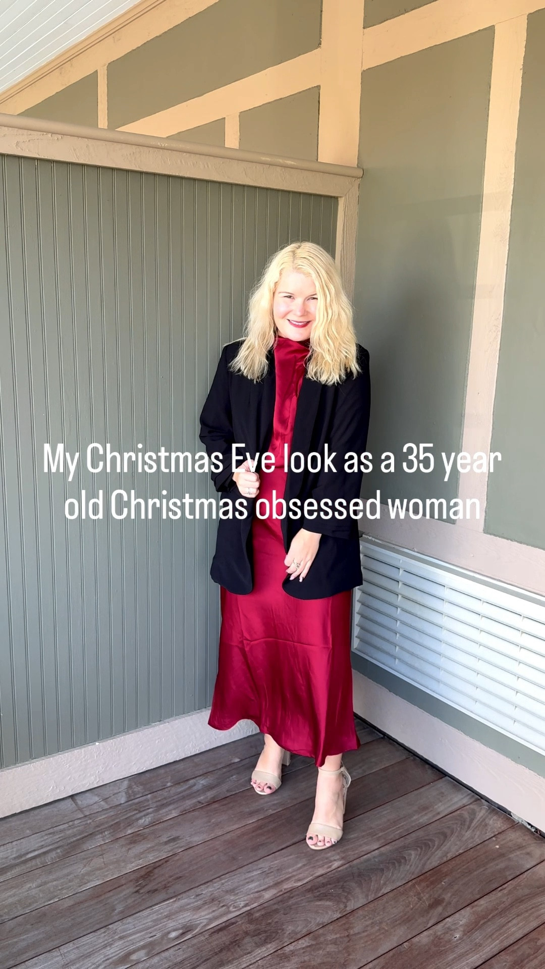 You can never go wrong with red friends! Merry Christmas Eve, Eve. 

#LTKPetite #LTKHoliday #LTKWedding