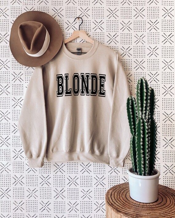 Blonde Blonde Sweatshirt Blondie Crewneck Sweatshirt | Etsy | Etsy (US)