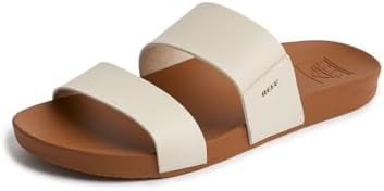 REEF Cushion Vista Women's Fashion Slide Sandal, Vegan Leather Strap, Ultra Soft Cushion Footbed | Amazon (US)