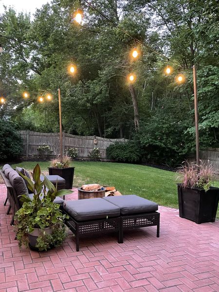 Get your space ready for summer entertaining with these string light planters! If you want a little extra ambiance and warmth, the USA made Breeo smokeless fire pit is a must have! 