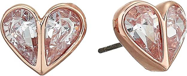 Kate Spade New York Rock Solid Stone Small Heart Studs Earrings | Amazon (US)